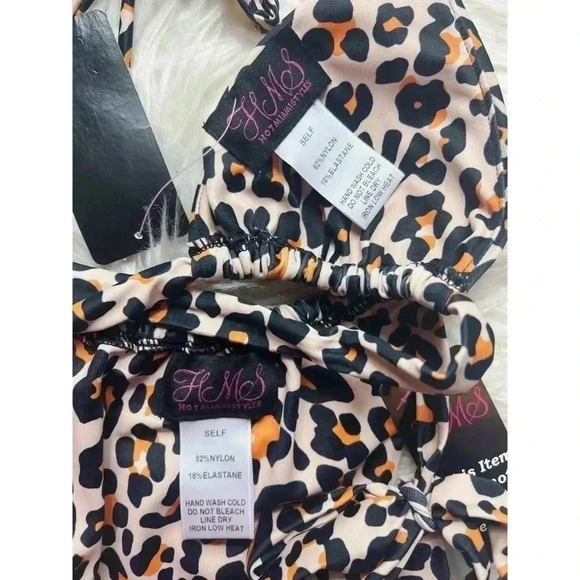 NWT Hot Miami Styles Leopard Bikini - Picture 4 of 6